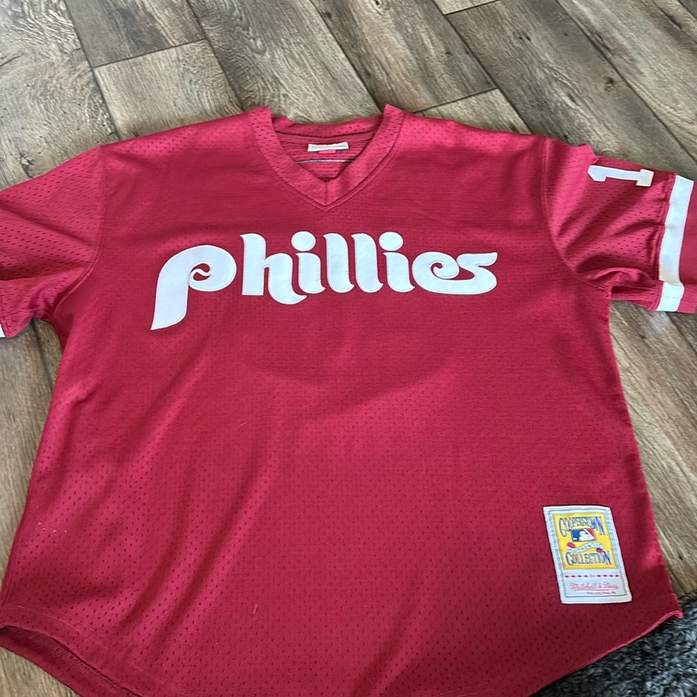 Phillies jersey - Daulton #10. XL Made by Mitchell & Ness